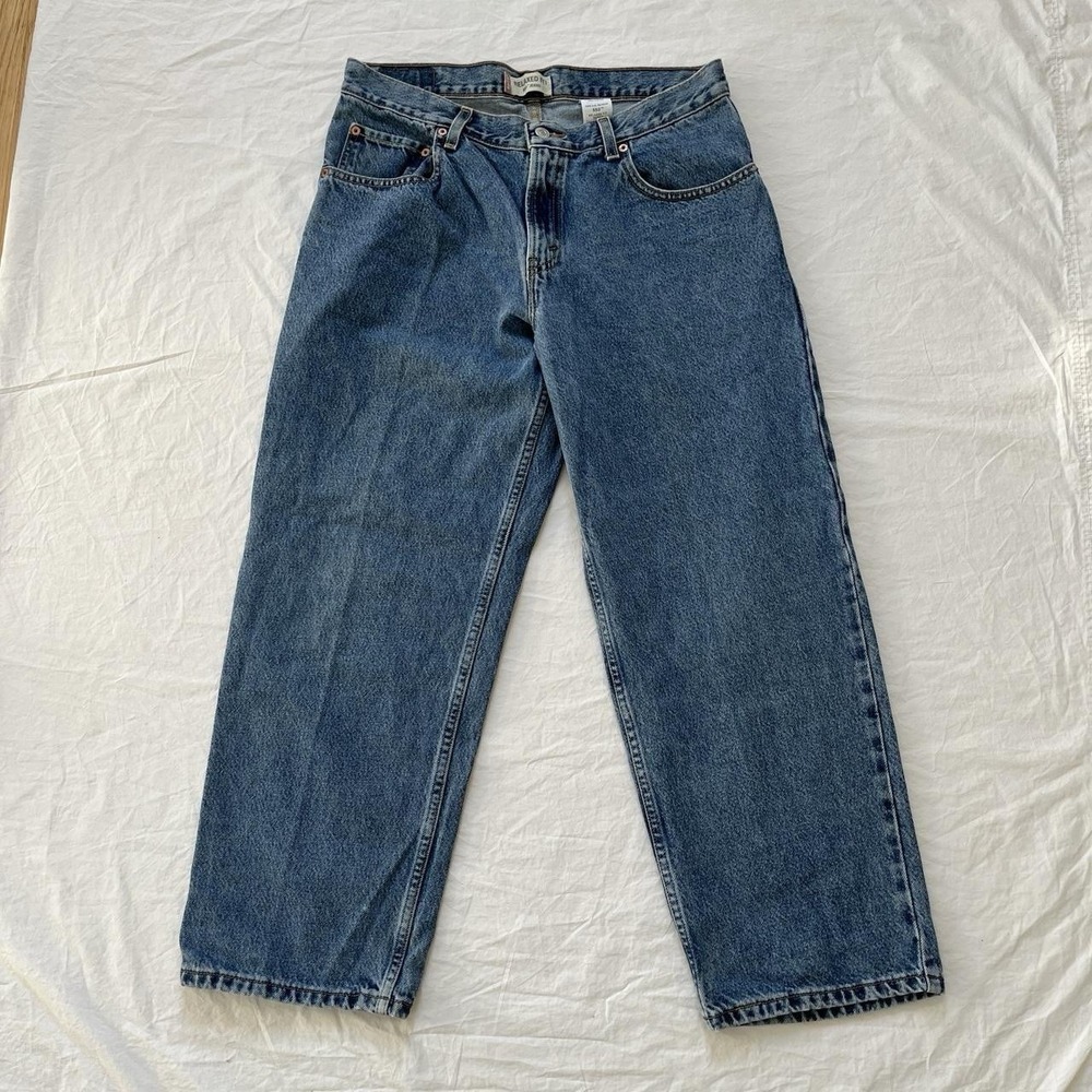 Vintage Levi's 550 34x28 Men's Jeans 100% Cotton Baggy Relaxed Fit Husky Y2K